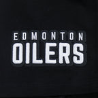 NHL EDMONTON OILERS CLASSIC WOMEN'S SJ SLIM FIT TEE (BLACK)