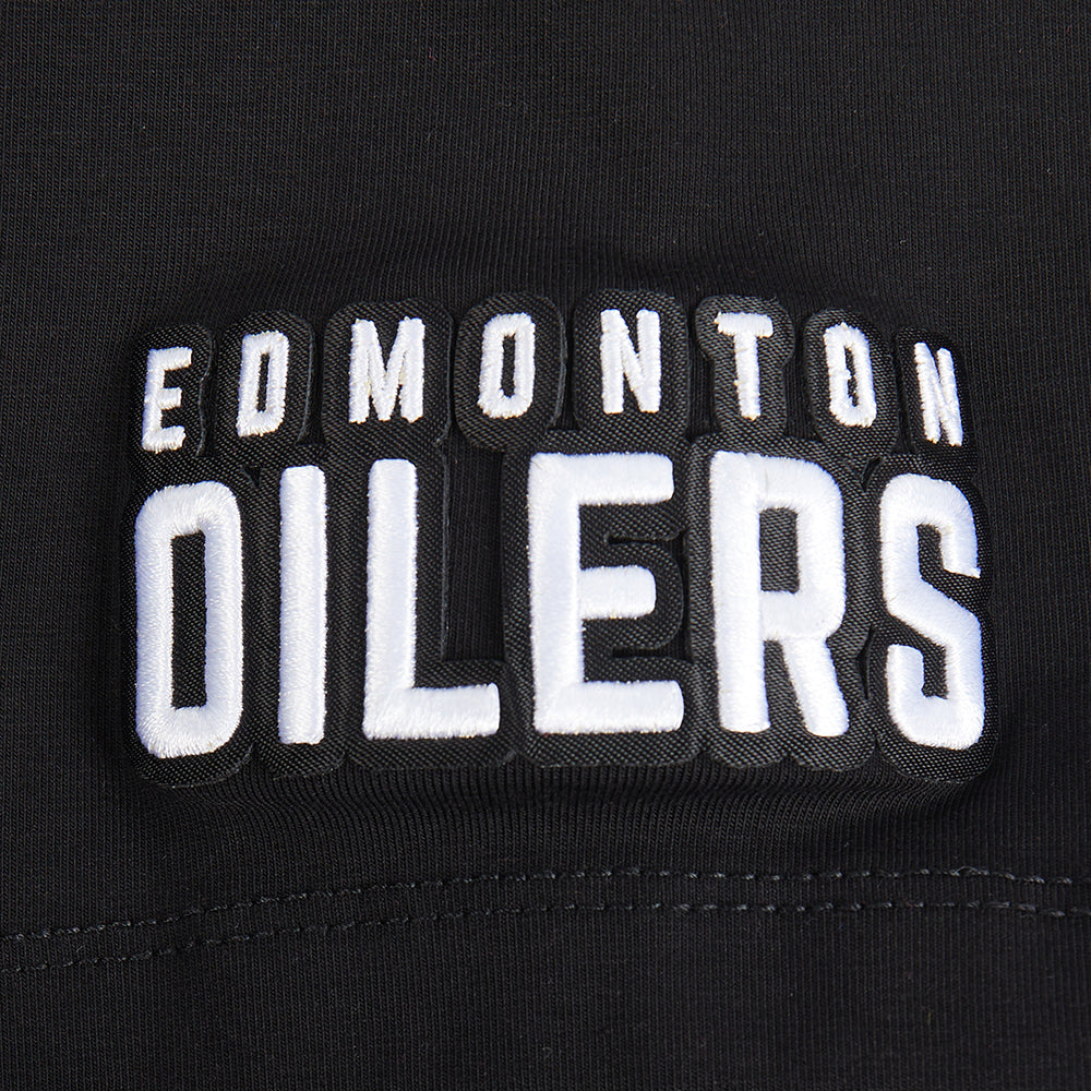 NHL EDMONTON OILERS CLASSIC WOMEN'S SJ BOXY TEE (BLACK)
