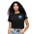 NHL EDMONTON OILERS CLASSIC WOMEN'S SJ BOXY TEE (BLACK)