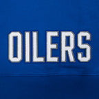 NHL EDMONTON OILERS CLASSIC WOMEN'S FLC CROPPED PO HOODIE (DODGER BLUE)