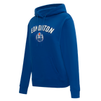 NHL EDMONTON OILERS CLASSIC CHANDAIL À CAPUCHON EN MOLLETON POUR FEMME (BLEU DODGER)