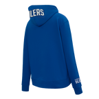 NHL EDMONTON OILERS CLASSIC CHANDAIL À CAPUCHON EN MOLLETON POUR FEMME (BLEU DODGER)