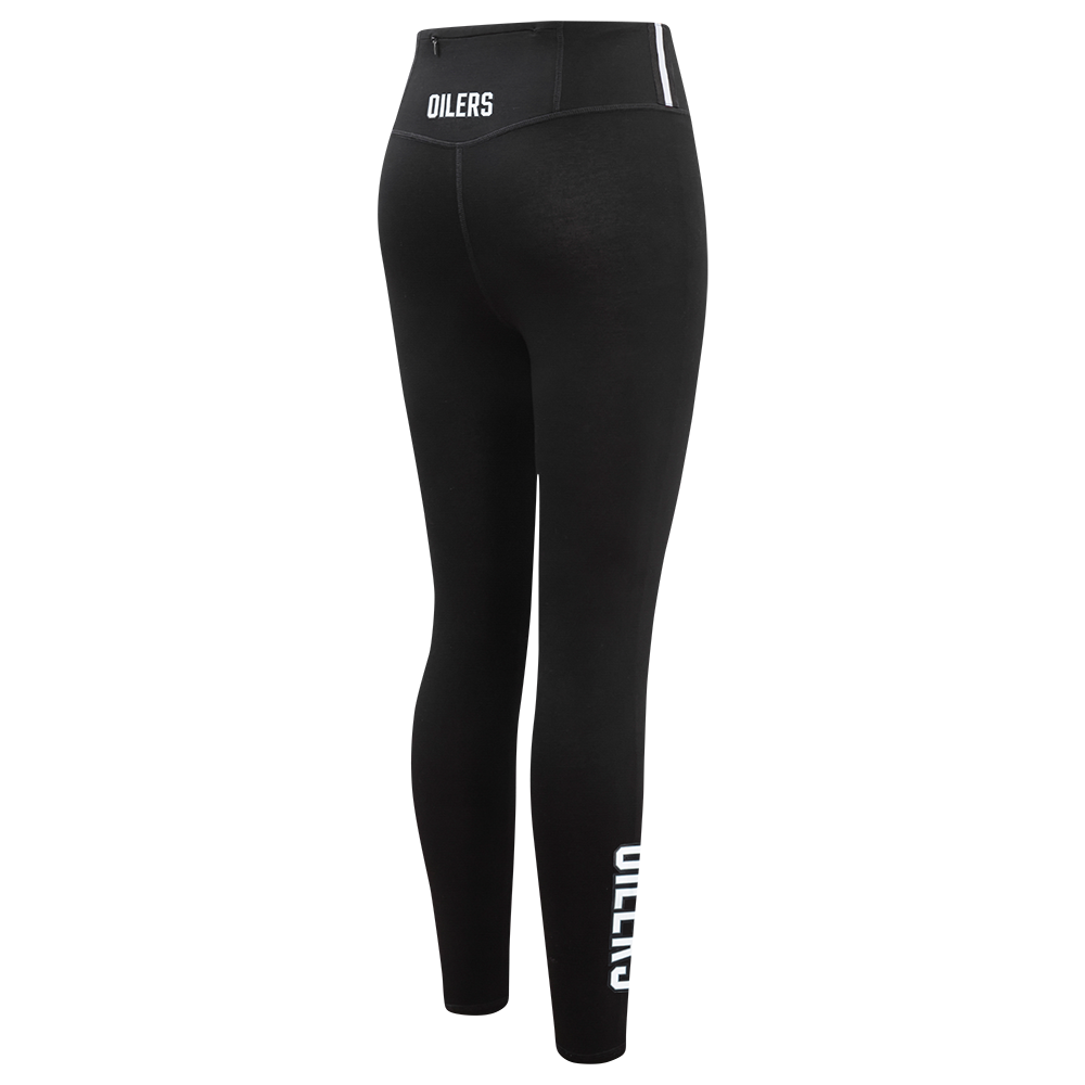 NHL EDMONTON OILERS CLASSIC WOMEN'S HW JERSEY LEGGING (BLACK)