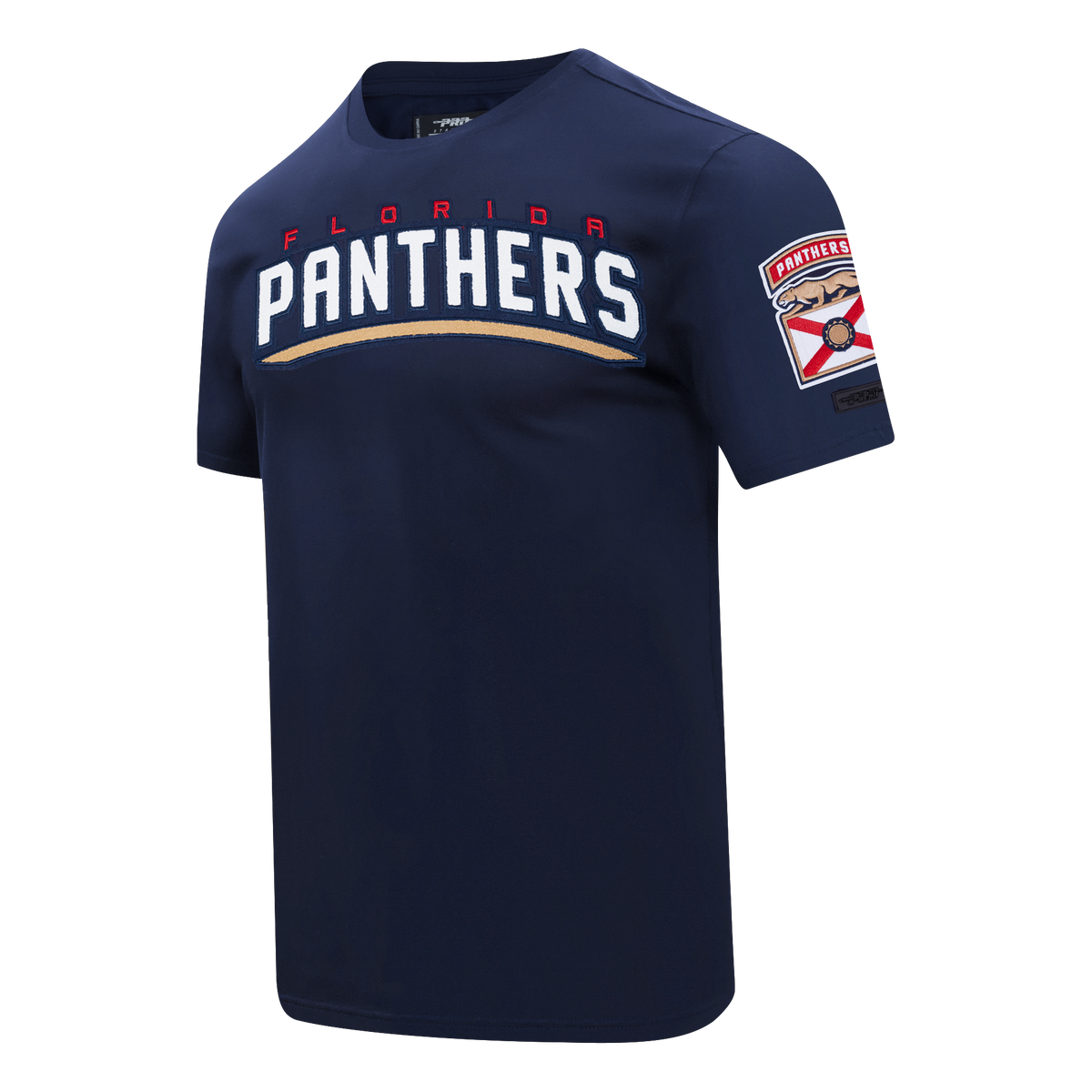 NHL FLORIDA PANTHERS CLASSIC CHENILLE T-SHIRT EN JERSEY SIMPLE POUR HOMME (MARINE MINUIT)