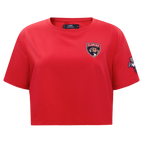 NHL FLORIDA PANTHERS CLASSIC WOMEN'S SJ BOXY TEE (RED)