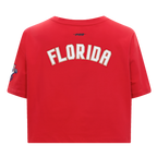 NHL FLORIDA PANTHERS CLASSIC WOMEN'S SJ BOXY TEE (RED)