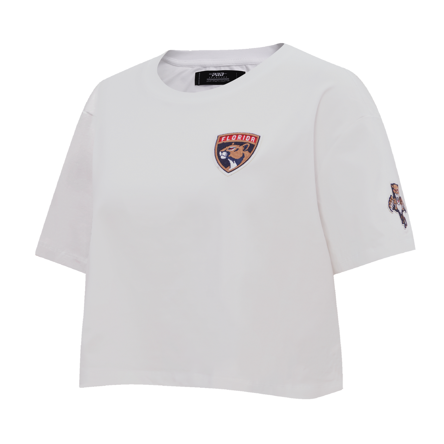 NHL FLORIDA PANTHERS CLASSIC WOMEN'S SJ BOXY TEE (WHITE)