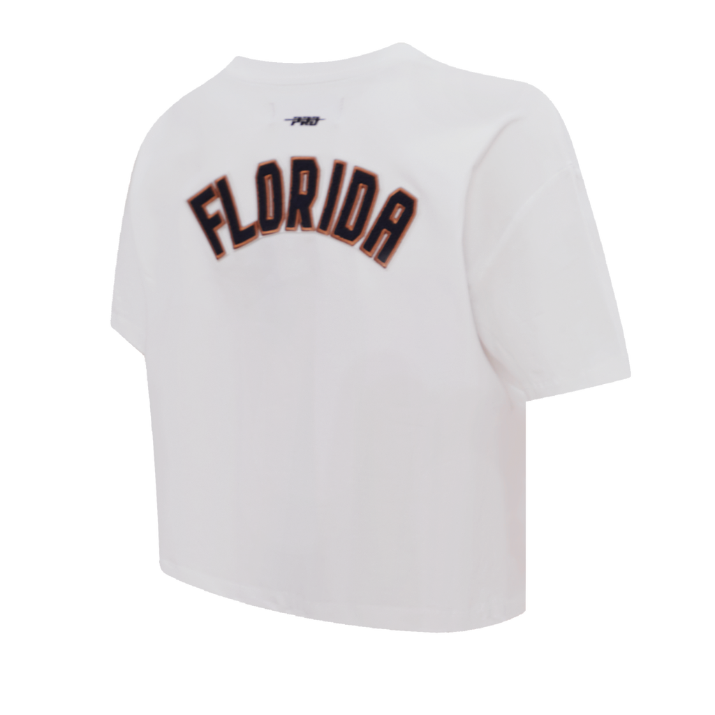 NHL FLORIDA PANTHERS CLASSIC WOMEN'S SJ BOXY TEE (WHITE)