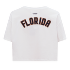 NHL FLORIDA PANTHERS CLASSIC WOMEN'S SJ BOXY TEE (WHITE)