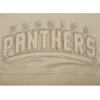 NHL FLORIDA PANTHERS NEUTRAL CHANDAIL À CAPUCHON COURT EN MOLLETON POUR FEMME (TAUPE)