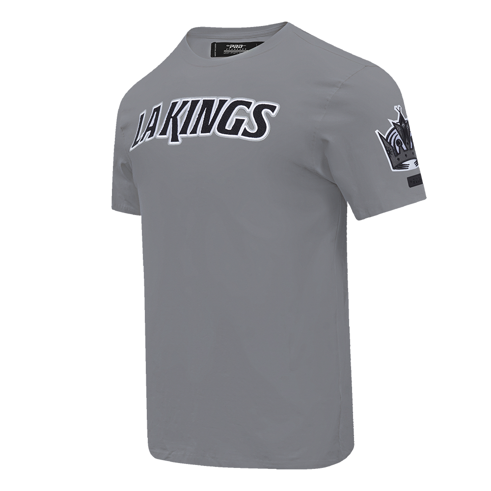 NHL LOS ANGELES KINGS CLASSIC CHENILLE MEN'S TEE (GRAY)