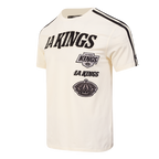 NHL LOS ANGELES KINGS RETRO CLASSIC MEN'S SJ STRIPED TEE (EGGSHELL/ BLACK)
