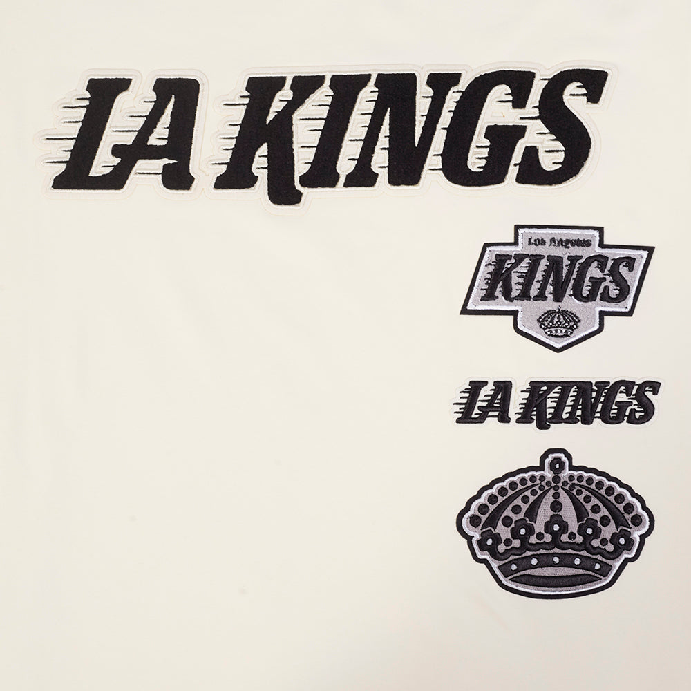 NHL LOS ANGELES KINGS RETRO CLASSIC MEN'S SJ STRIPED TEE (EGGSHELL/ BLACK)