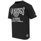 NHL LOS ANGELES KINGS CITY TOUR 2.0 MEN'S CJ DROP SHOULDER TEE (BLACK)
