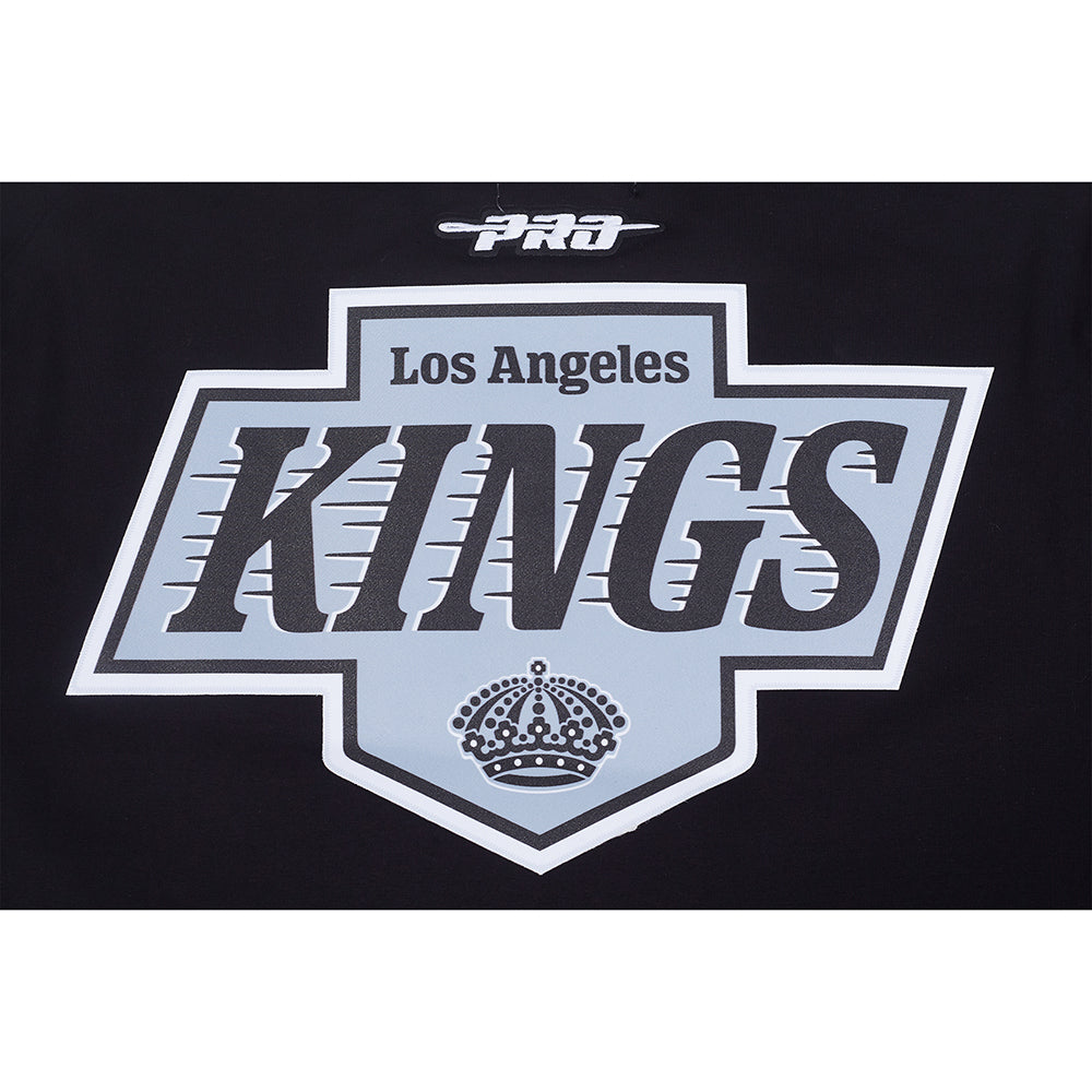 NHL LOS ANGELES KINGS MESH T-SHIRT EN JERSEY SIMPLE À RAYURES POUR HOMME (NOIR)