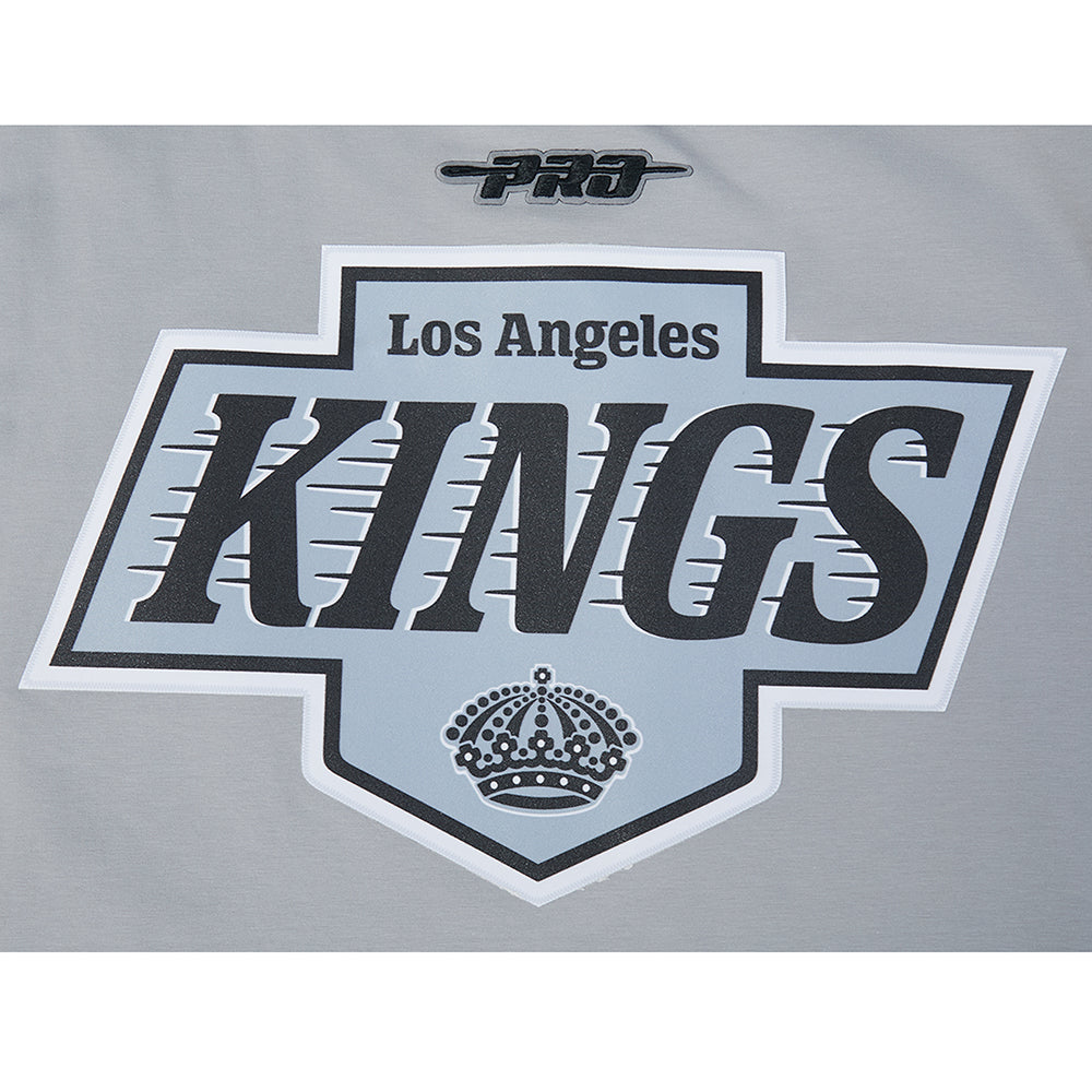 NHL LOS ANGELES KINGS MESH T-SHIRT EN JERSEY SIMPLE À RAYURES POUR HOMME (GRIS)