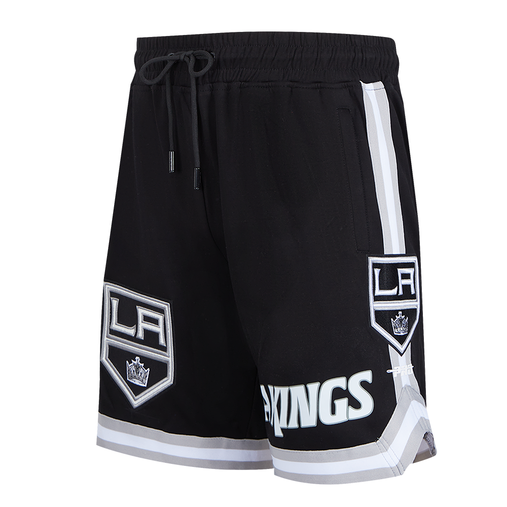 NHL LOS ANGELES KINGS CLASSIC CHENILLE MEN'S SHORT (BLACK/GRAY)