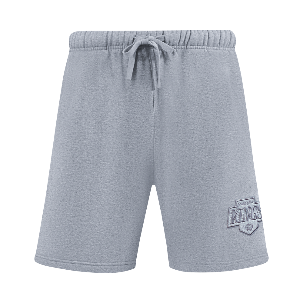 NHL LOS ANGELES KINGS NEUTRAL MEN'S  MEN'S FLC SHORT (DARK HEATHER GRAY)
