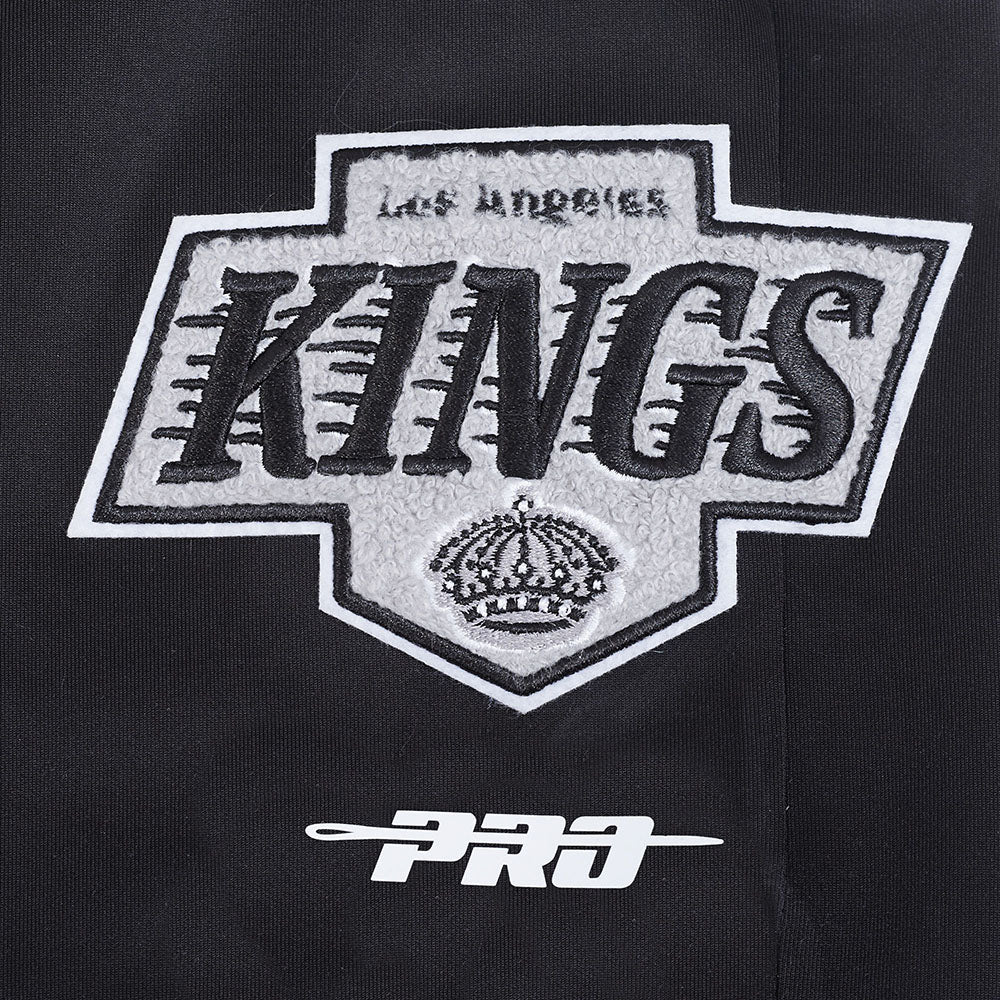 NHL LOS ANGELES KINGS CLASSIC CHENILLE MEN'S DK TRACK PANT (BLACK/GRAY)