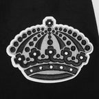 NHL LOS ANGELES KINGS CLASSIC CHENILLE MEN'S DK PO HOODIE (BLACK)