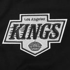 NHL LOS ANGELES KINGS CLASSIC CHENILLE MEN'S DK PO HOODIE (BLACK)