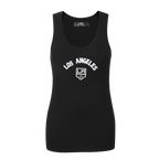 NHL LOS ANGELES KINGS CLASSIC WOMEN'S RACERBACK (BLACK)