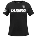 NHL LOS ANGELES KINGS CLASSIC T-SHIRT AJUSTÉ POUR FEMME (NOIR)