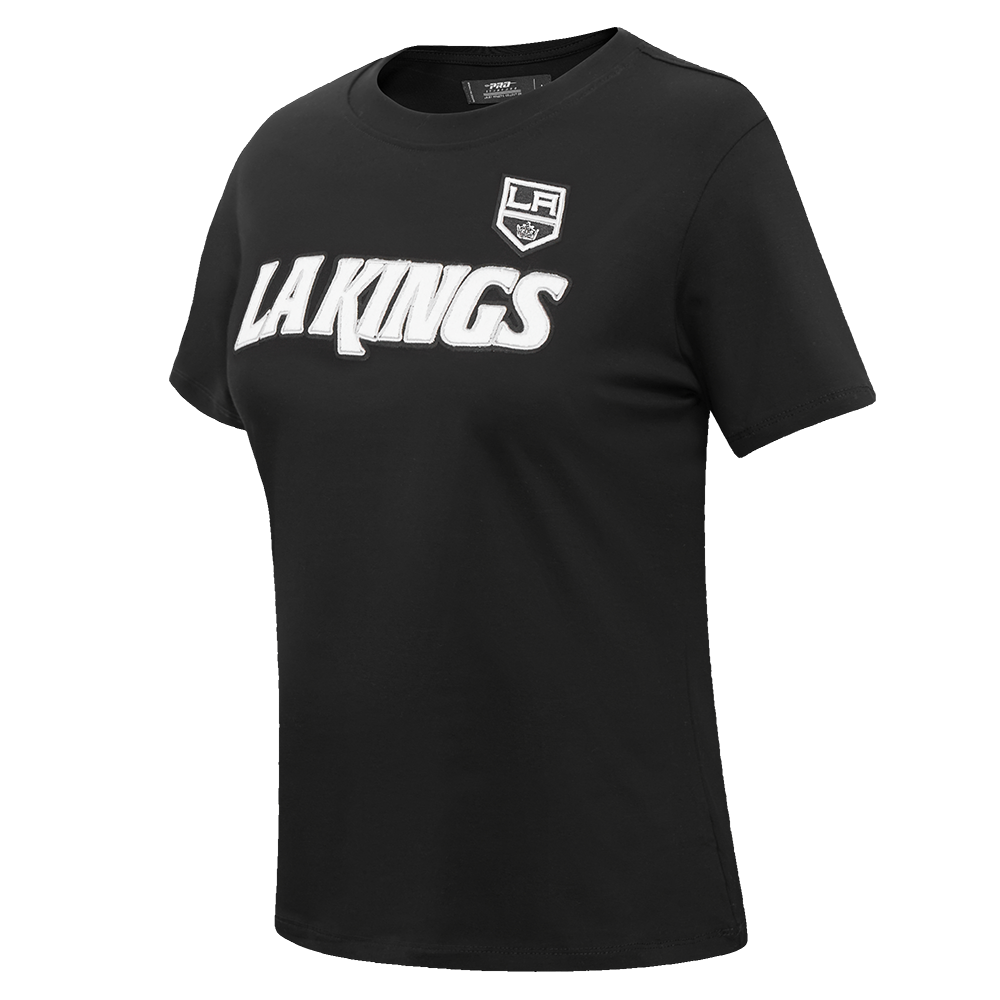 NHL LOS ANGELES KINGS CLASSIC WOMEN'S SLIM FIT TEE (BLACK)