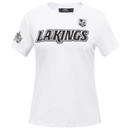 NHL LOS ANGELES KINGS CLASSIC T-SHIRT AJUSTÉ POUR FEMME (BLANC)