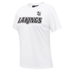NHL LOS ANGELES KINGS CLASSIC T-SHIRT AJUSTÉ POUR FEMME (BLANC)