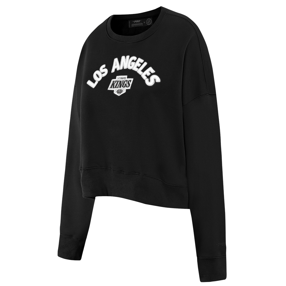 NHL LOS ANGELES KINGS CLASSIC WOMEN'S CREWNECK (BLACK)