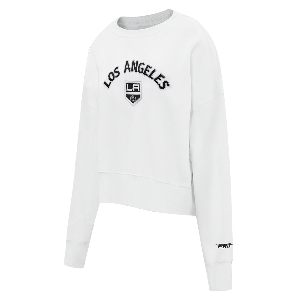 NHL LOS ANGELES KINGS CLASSIC WOMEN'S CREWNECK (WHITE)