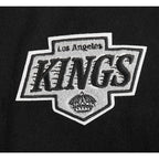NHL LOS ANGELES KINGS CLASSIC WOMEN'S WOOL VARSITY JACKET (BLACK/WHITE)