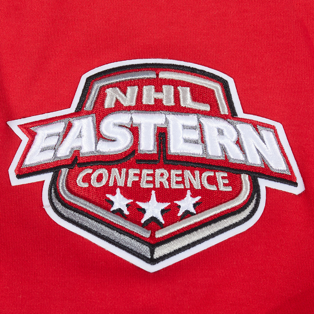 NHL MONTREAL CANADIENS CLASSIC CHENILLE T-SHIRT EN MAILLE DOUBLE POUR HOMME (ROUGE)