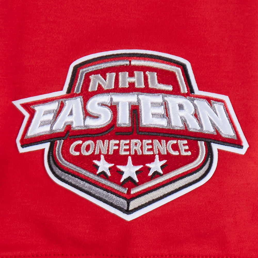 NHL MONTREAL CANADIENS CLASSIC CHENILLE MEN'S DK SS PO HOODIE (RED)