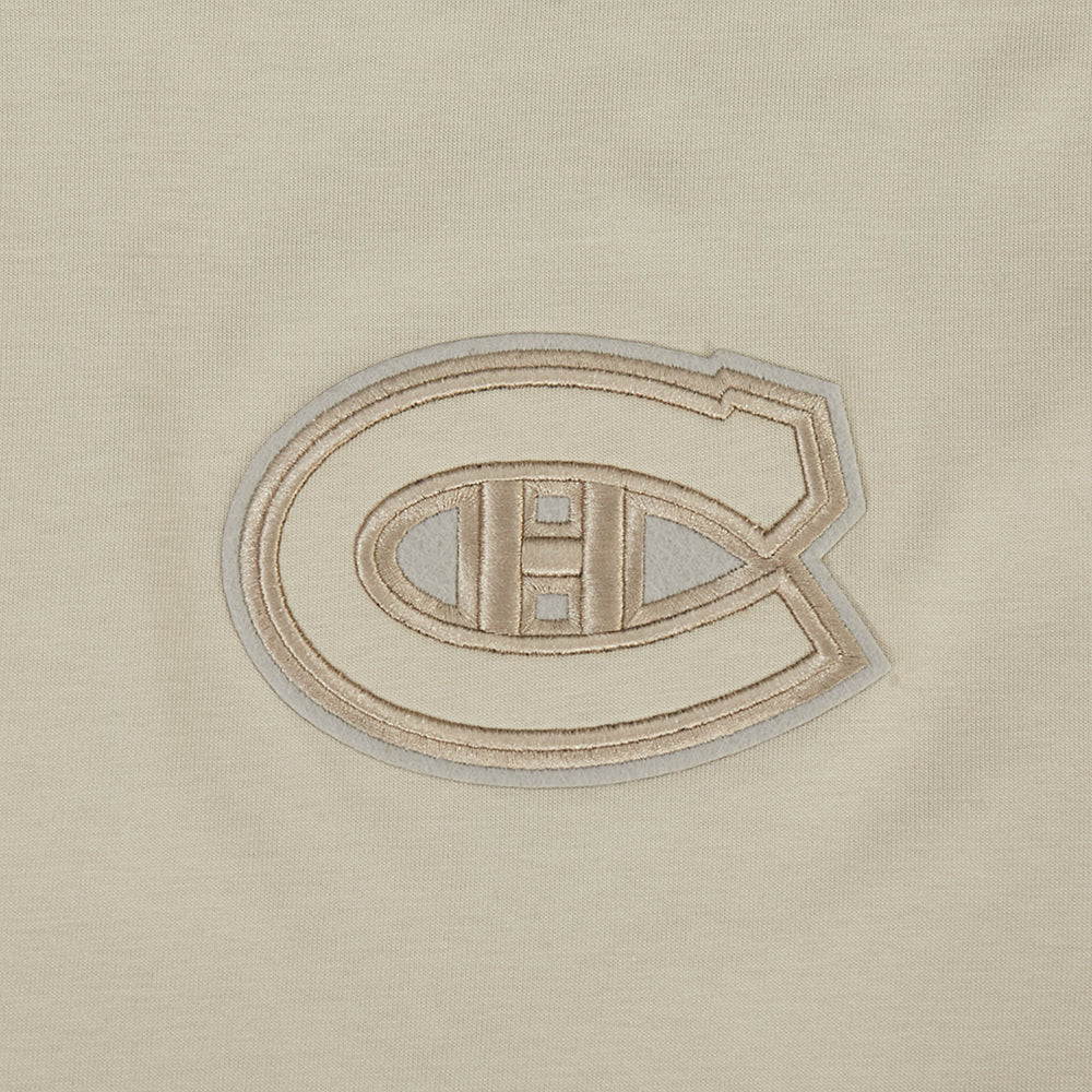 NHL MONTREAL CANADIENS NEUTRAL MEN'S  CJ DROP SHOULDER TEE (TAUPE)