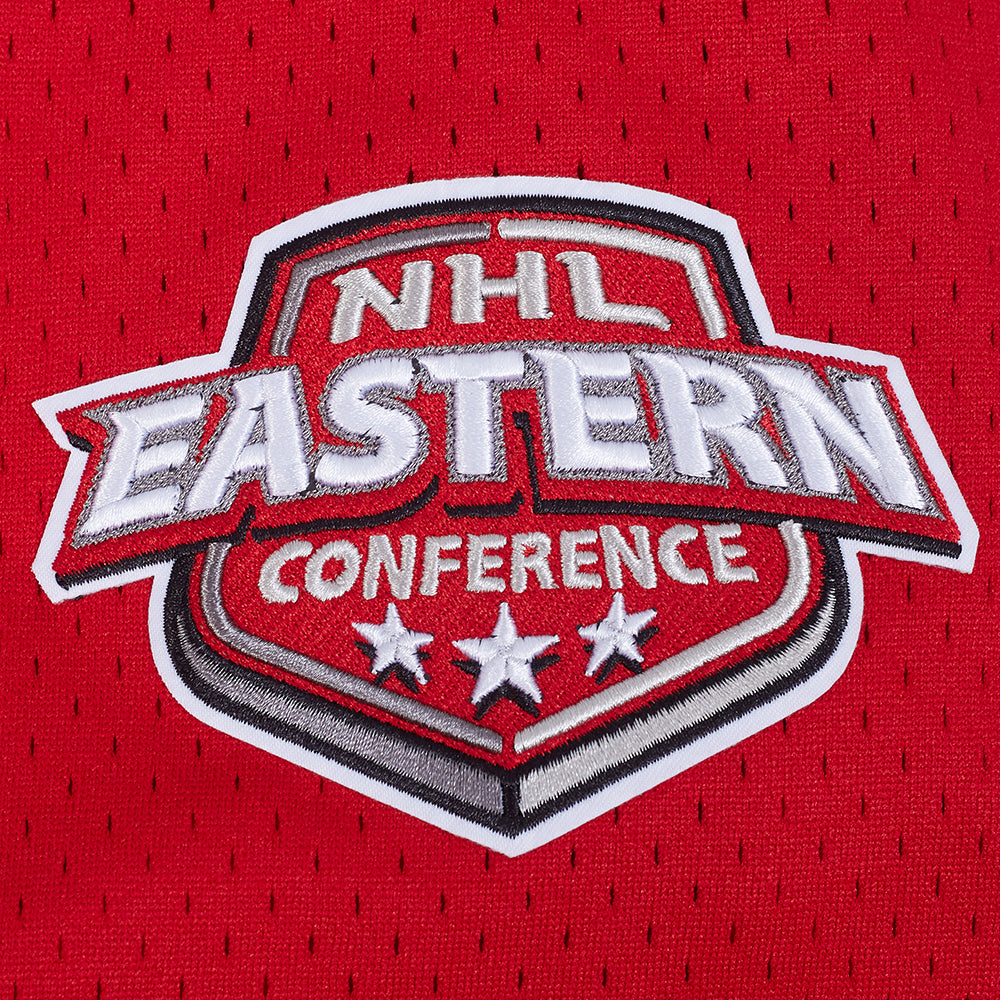 NHL MONTREAL CANADIENS CLASSIC MESH BUTTON DOWN SHIRT (RED)