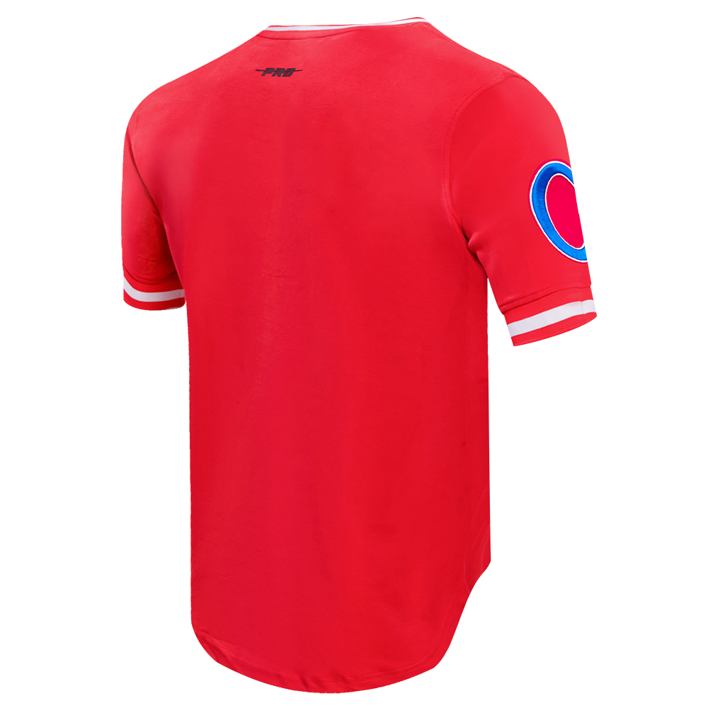 NHL MONTREAL CANADIENS RETRO CLASSIC T-SHIRT EN MAILLE DOUBLE POUR HOMME (ROUGE)