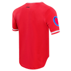 NHL MONTREAL CANADIENS RETRO CLASSIC T-SHIRT EN MAILLE DOUBLE POUR HOMME (ROUGE)