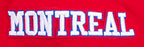 NHL MONTREAL CANADIENS RETRO CLASSIC T-SHIRT EN MAILLE DOUBLE POUR HOMME (ROUGE)