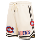 NHL MONTREAL CANADIENS CLASSIC CHENILLE MEN'S DK SHORT (EGGSHELL/ BLACK)