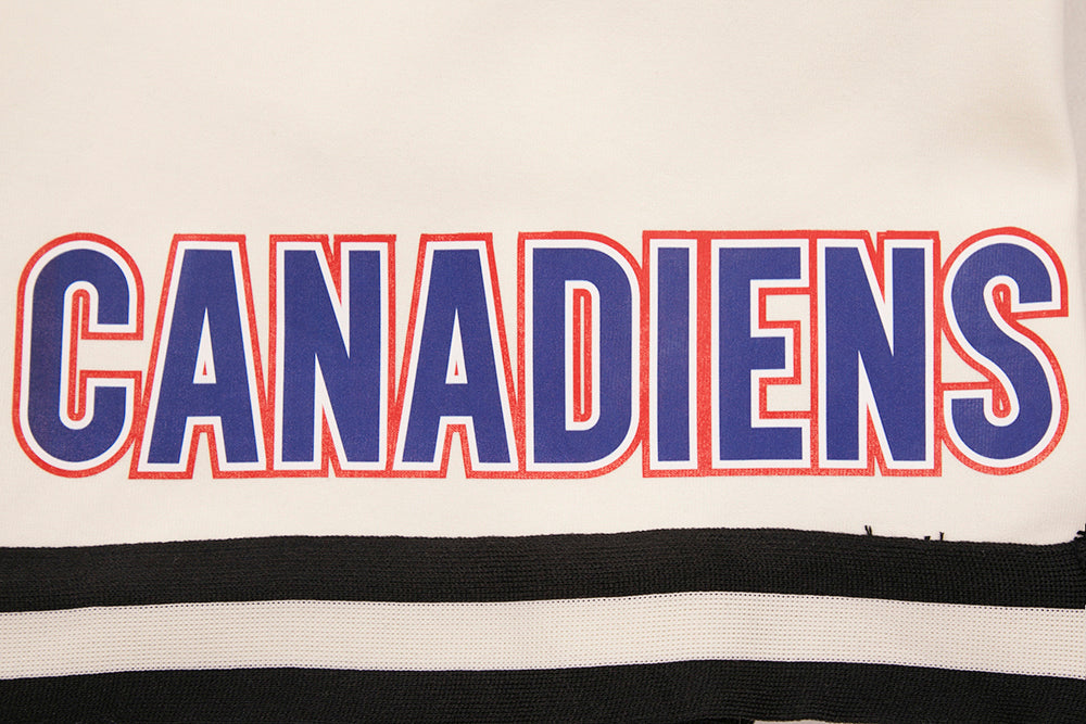NHL MONTREAL CANADIENS CLASSIC CHENILLE MEN'S DK SHORT (EGGSHELL/ BLACK)