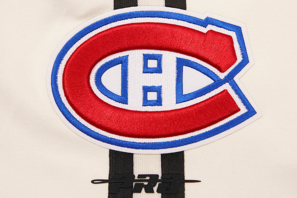 NHL MONTREAL CANADIENS CLASSIC CHENILLE MEN'S DK SHORT (EGGSHELL/ BLACK)