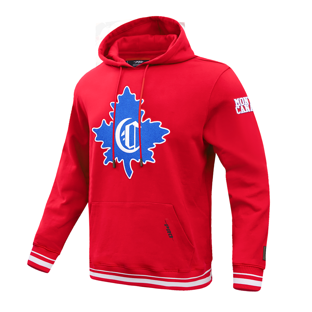 NHL MONTREAL CANADIENS RETRO CLASSIC CHANDAIL À CAPUCHON EN MOLLETON POUR HOMME (ROUGE)