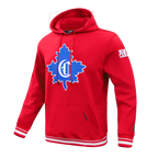 NHL MONTREAL CANADIENS RETRO CLASSIC CHANDAIL À CAPUCHON EN MOLLETON POUR HOMME (ROUGE)