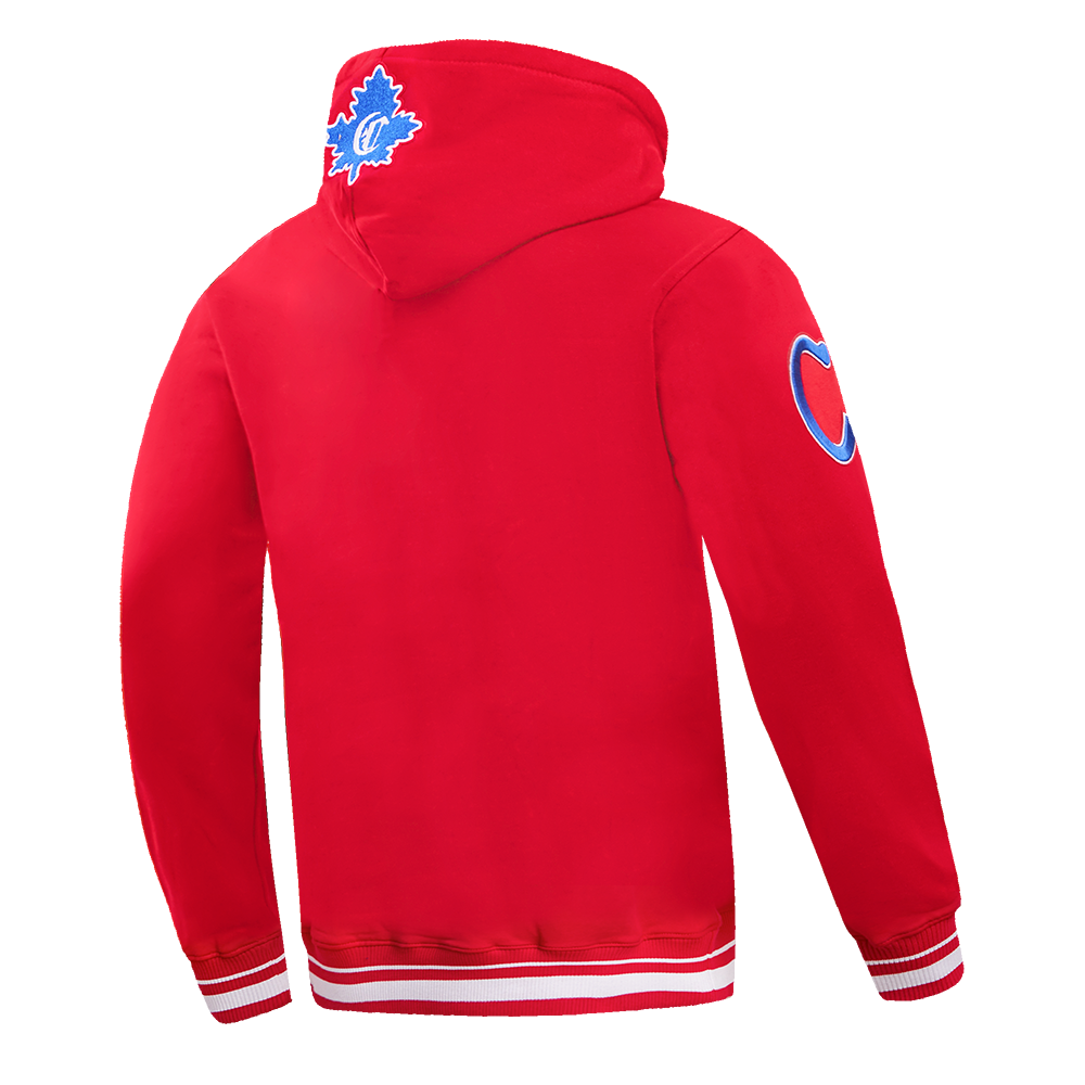 NHL MONTREAL CANADIENS RETRO CLASSIC CHANDAIL À CAPUCHON EN MOLLETON POUR HOMME (ROUGE)