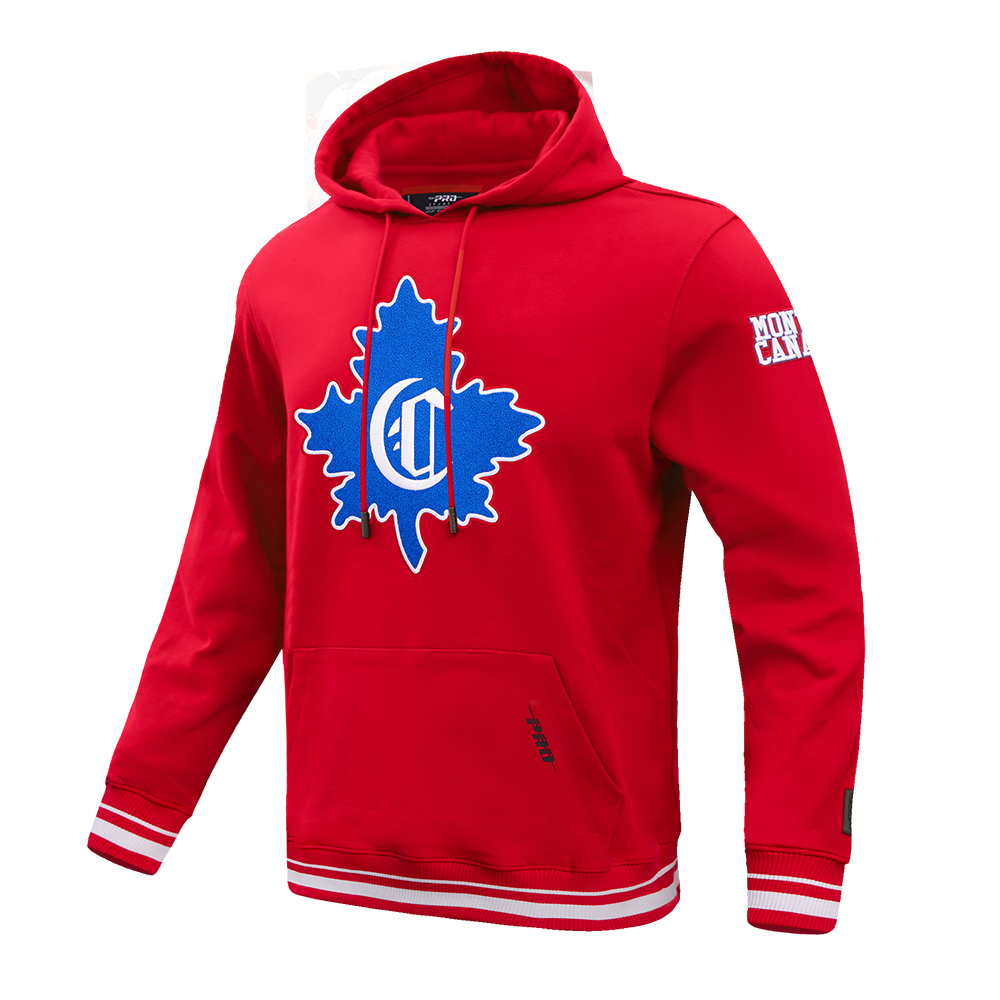 NHL MONTREAL CANADIENS RETRO CLASSIC CHANDAIL À CAPUCHON EN MOLLETON POUR HOMME (ROUGE)