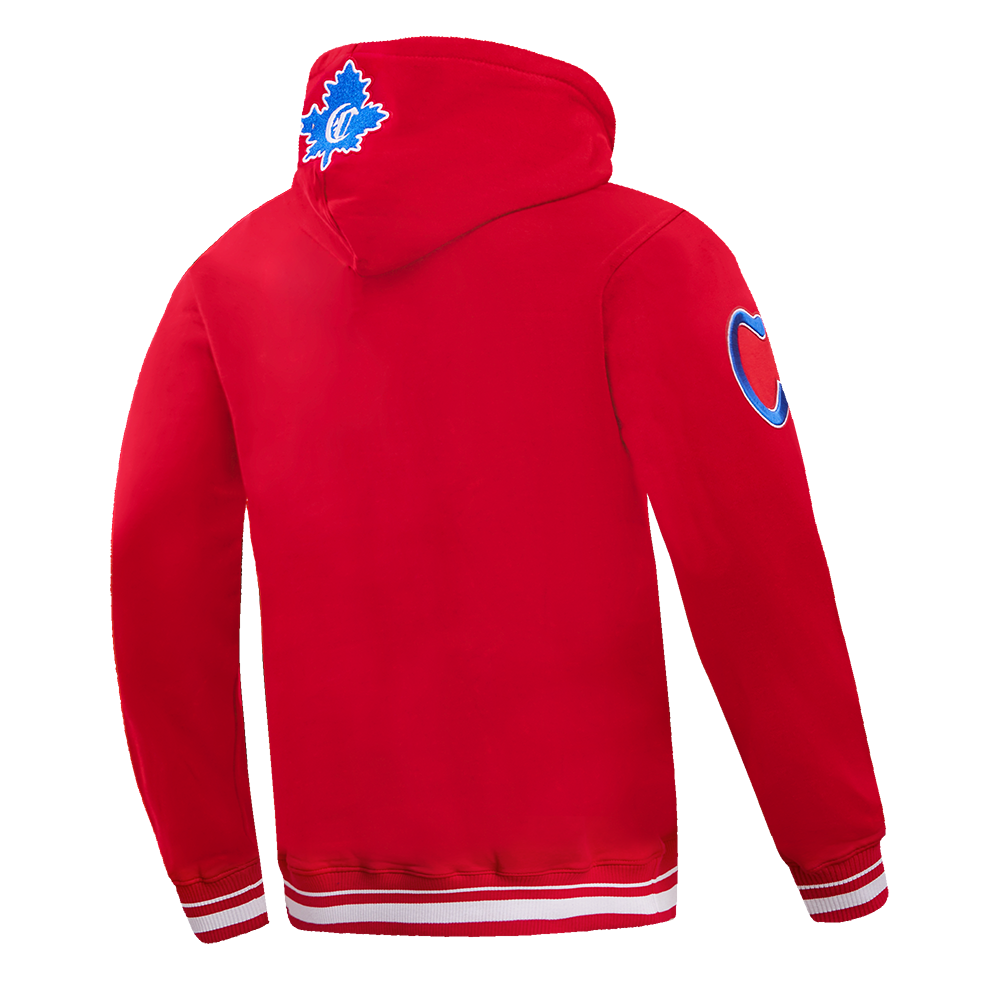NHL MONTREAL CANADIENS RETRO CLASSIC CHANDAIL À CAPUCHON EN MOLLETON POUR HOMME (ROUGE)