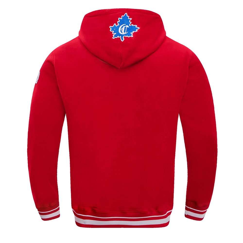 NHL MONTREAL CANADIENS RETRO CLASSIC CHANDAIL À CAPUCHON EN MOLLETON POUR HOMME (ROUGE)