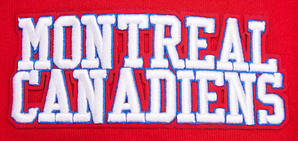 NHL MONTREAL CANADIENS RETRO CLASSIC CHANDAIL À CAPUCHON EN MOLLETON POUR HOMME (ROUGE)